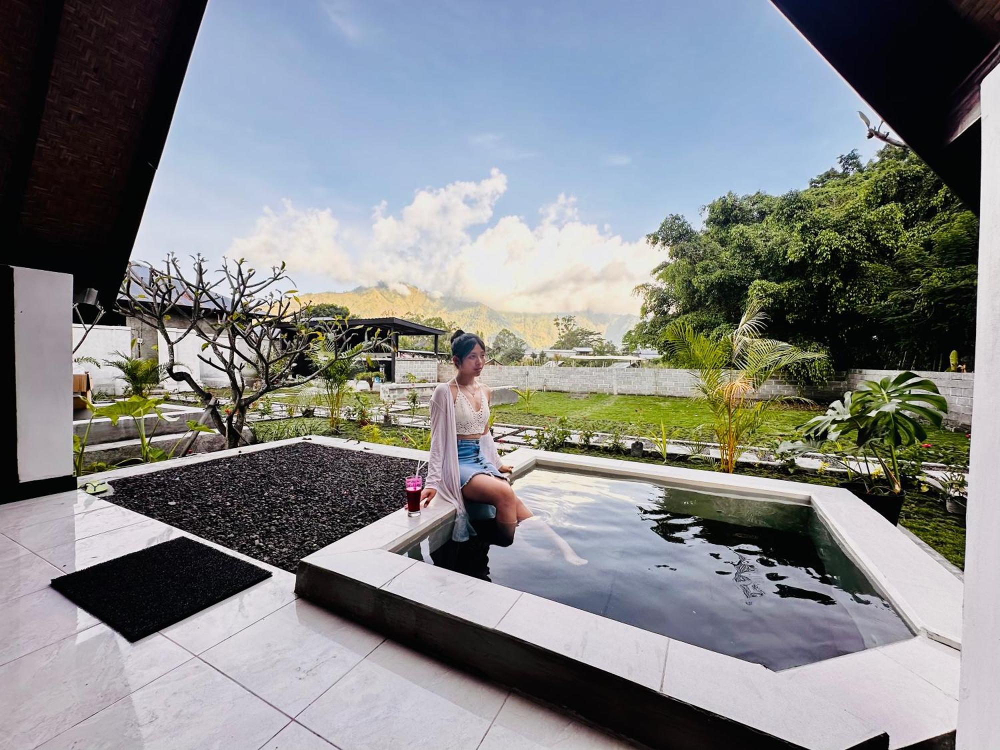 לינה וארוחת בוקר Kubupenlokan Ampik Batur With Private Hot Springs מראה חיצוני תמונה